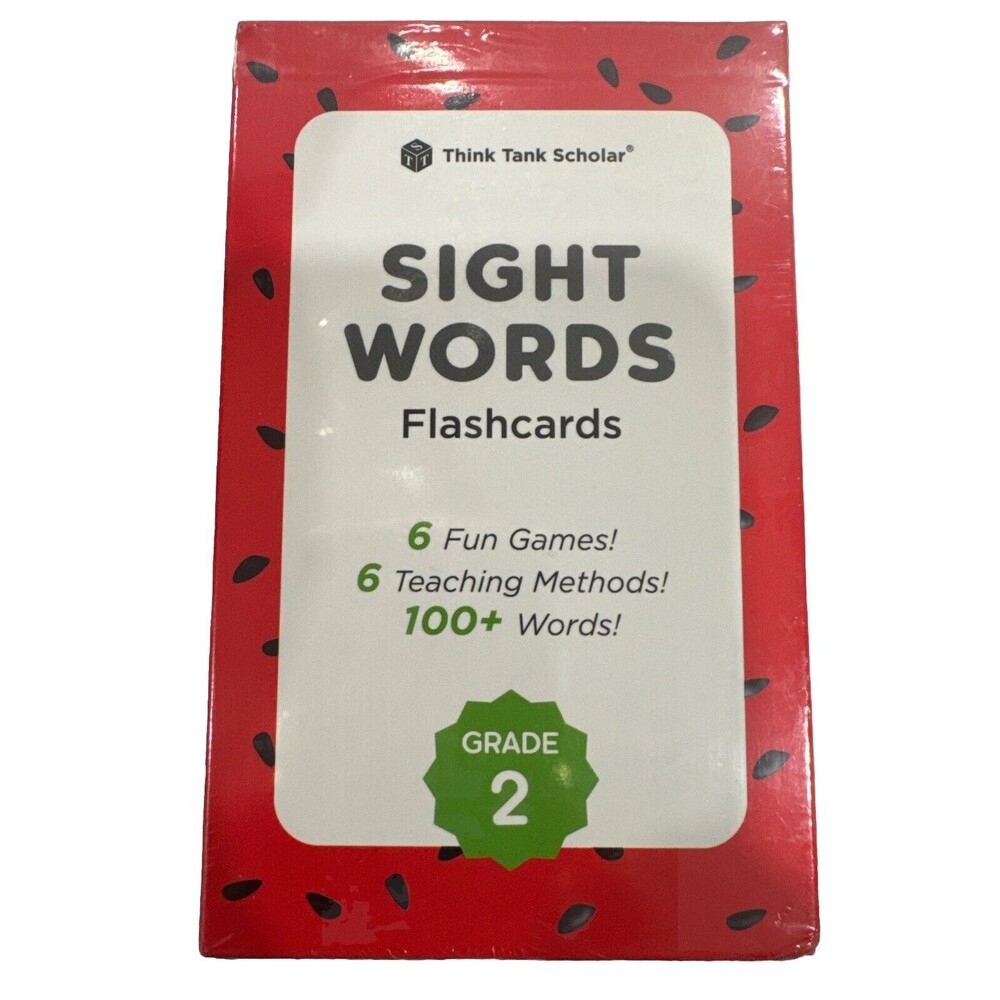 New Think Tank Scholar Flashcards 100+ Sight Words - Grade 2 Sealed